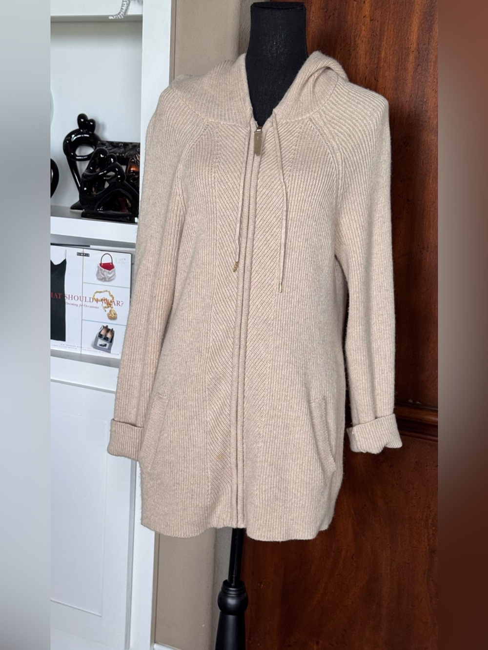 Soft Surroundings Hooded Cardigan Sweater